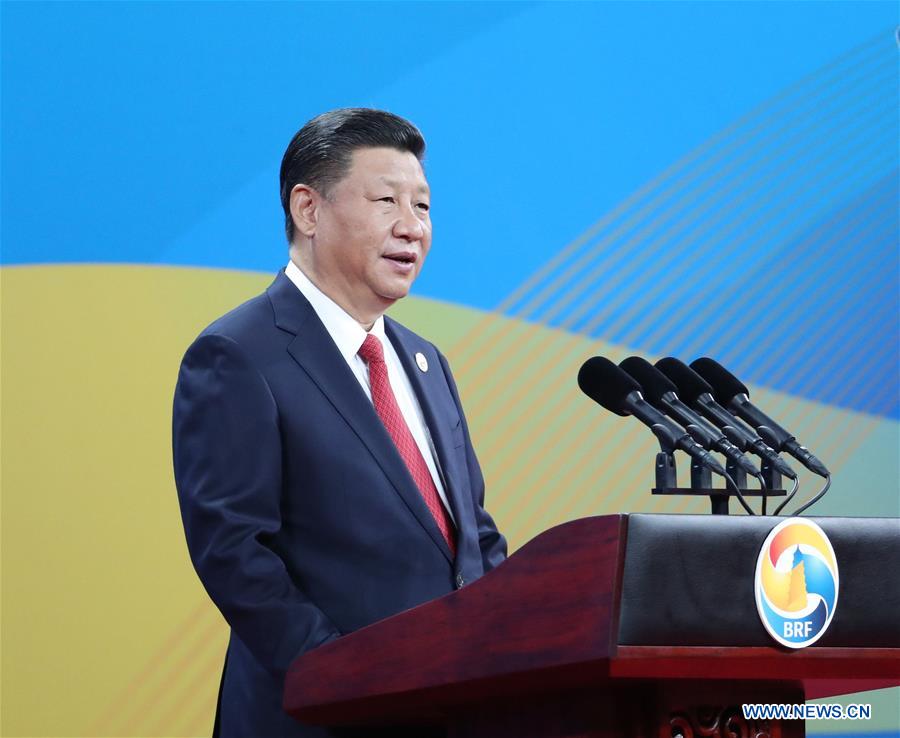 (BRF)CHINA-BEIJING-XI JINPING-BELT AND ROAD FORUM-KEYNOTE SPEECH(CN)