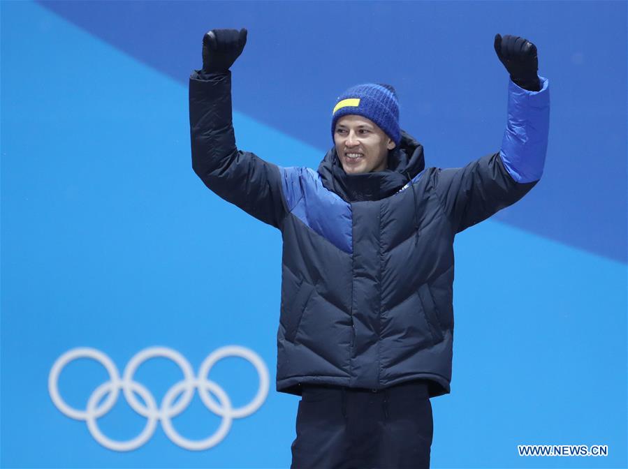 (SP)OLY-SOUTH KOREA-PYEONGCHANG-ALPINE SKIING-MEN'S SLALOM-MEDAL CEREMONY