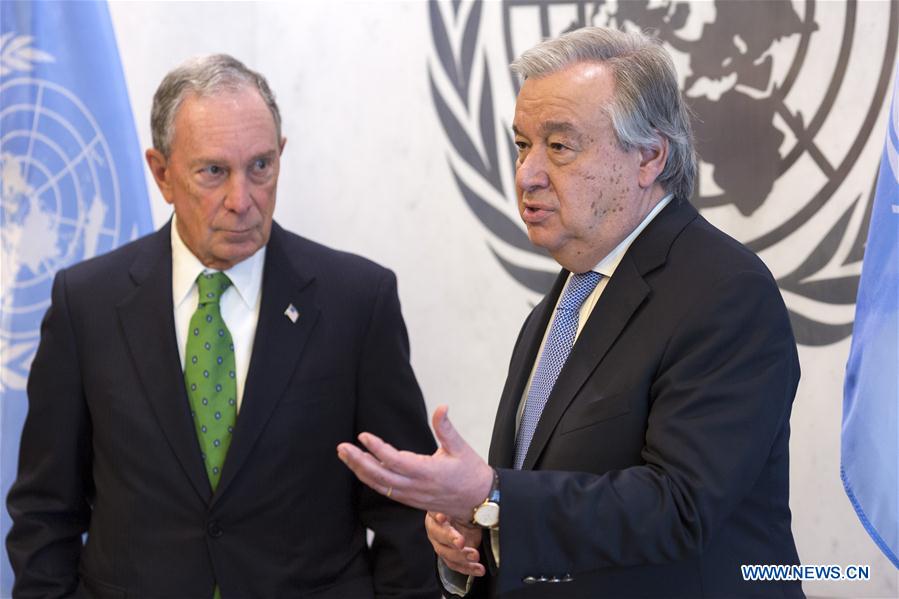 UN-MICHAEL BLOOMBERG-UN ENVOY-CLIMATE ACTION-APPOINTMENT