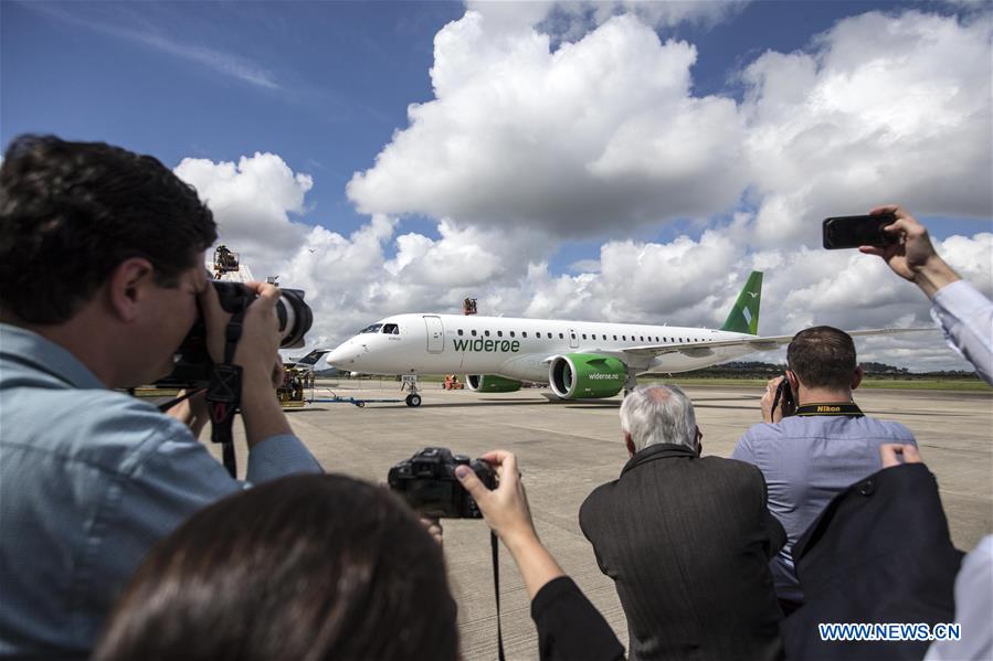 BRAZIL-SAO JOSE DOS CAMPOS-EMBRAER-E190-E2-DELIVERY