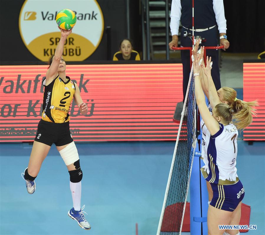 (SP)TURKEY-ISTANBUL-CEV CHAMPIONS LEAGUE-PLAYOFFS-VAKIFBANK VS VOLERO ZURICH