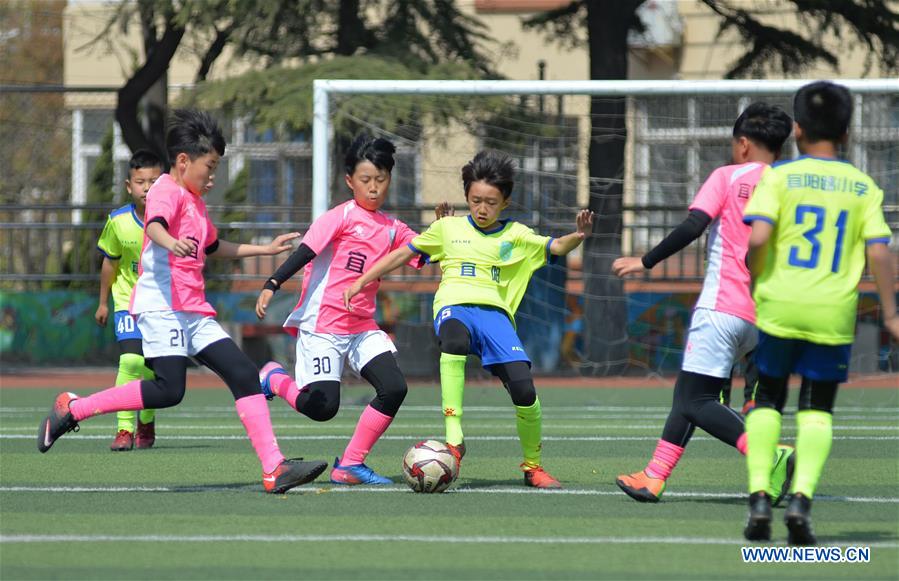 #CHINA-SHANDONG-QINGDAO-SCHOOL-FOOTBALL TRAINING(CN)