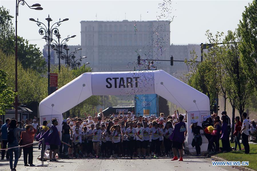 ROMANIA-BUCHAREST-COLOR RUN