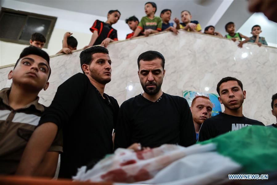 MIDEAST-GAZA-FUNERAL