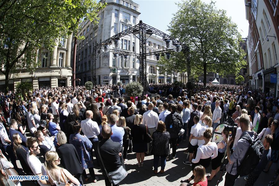 BRITAIN-MANCHESTER-TERROR ATTACK-ANNIVERSARY-COMMEMORATION