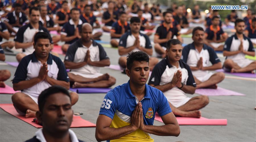 INDIA-MUMBAI-INTERNATIONAL YOGA DAY 