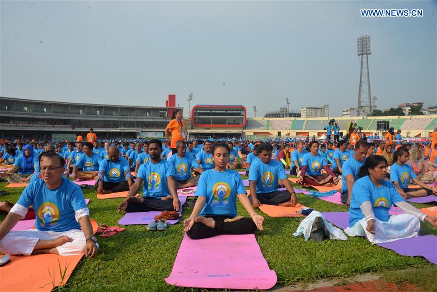 BANGLADESH-DHAKA-INTERNATIONAL YOGA DAY 