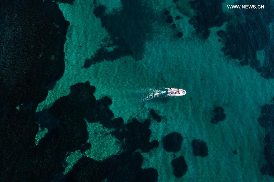 GREECE-ATHENS-DRONE VIEWS-EAST ATTICA COASTLINE