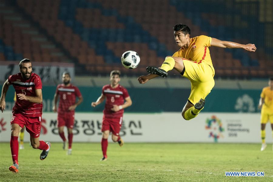 (SP)INDONESIA-BANDUNG-ASIAN GAMES-MEN'S FOOTBALL-CHINA VS SYRIA