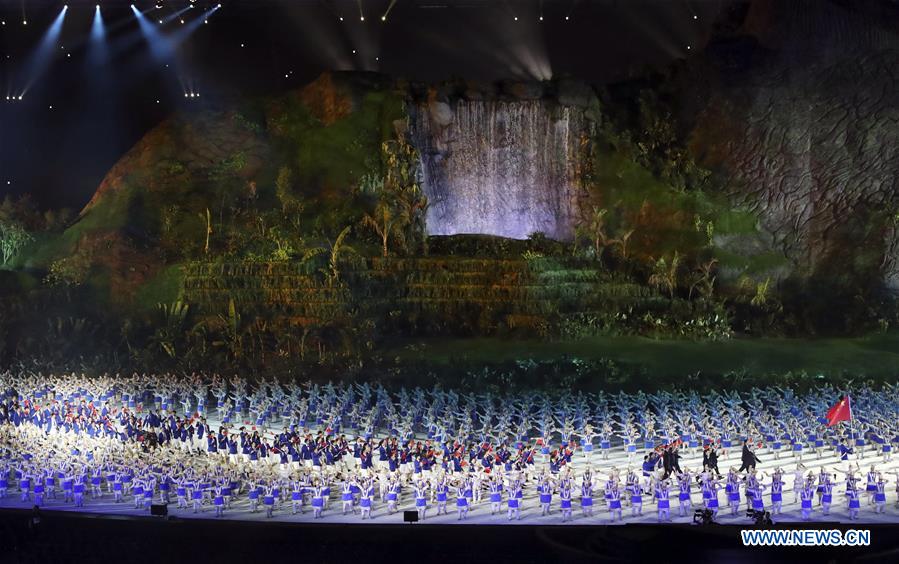 (SP)INDONESIA-JAKARTA-ASIAN GAMES-OPENING CEREMONY