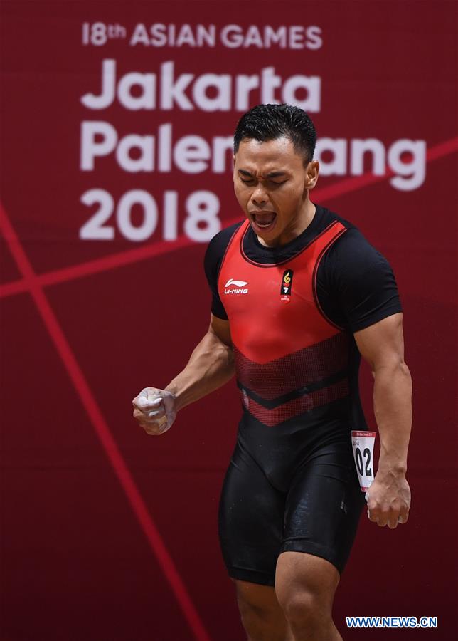 (SP)INDONESIA-JAKARTA-ASIAN GAMES-WEIGHTLIFTING