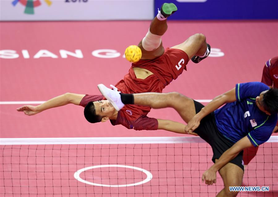 (SP)INDONESIA-PALEMBANG-ASIAN GAMES-SEPAKTAKRAW