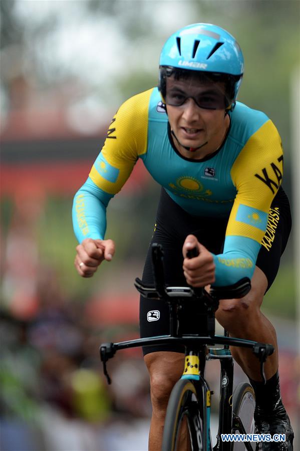 (SP)INDONESIA-SUBANG-ASIAN GAMES-CYCLING ROAD-MEN'S 40KM INDIVIDUAL TIME TRIAL