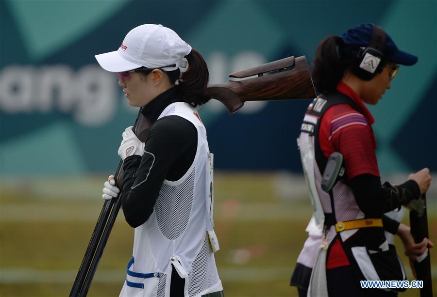 (SP)INDONESIA-PALEMBANG-ASIAN GAMES-SHOOTING-WOMEN'S SKEET