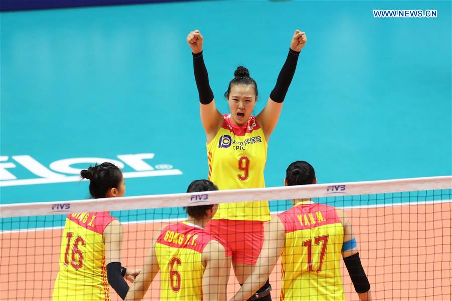 (SP)JAPAN-SAPPORO-VOLLEYBALL-WOMEN'S WORLD CHAMPIONSHIP-CHINA VS ITALY