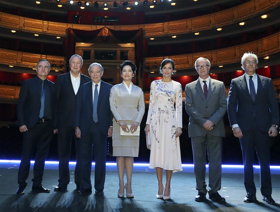 SPAIN-MADRID-PENG LIYUAN-TEATRO REAL