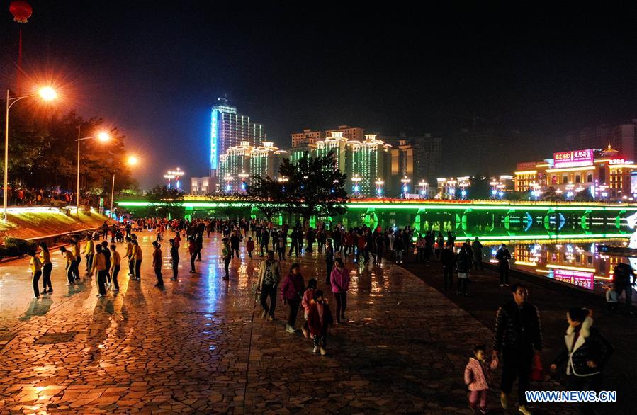 CHINA-GUANGXI-LIPU-NIGHT VIEW (CN)