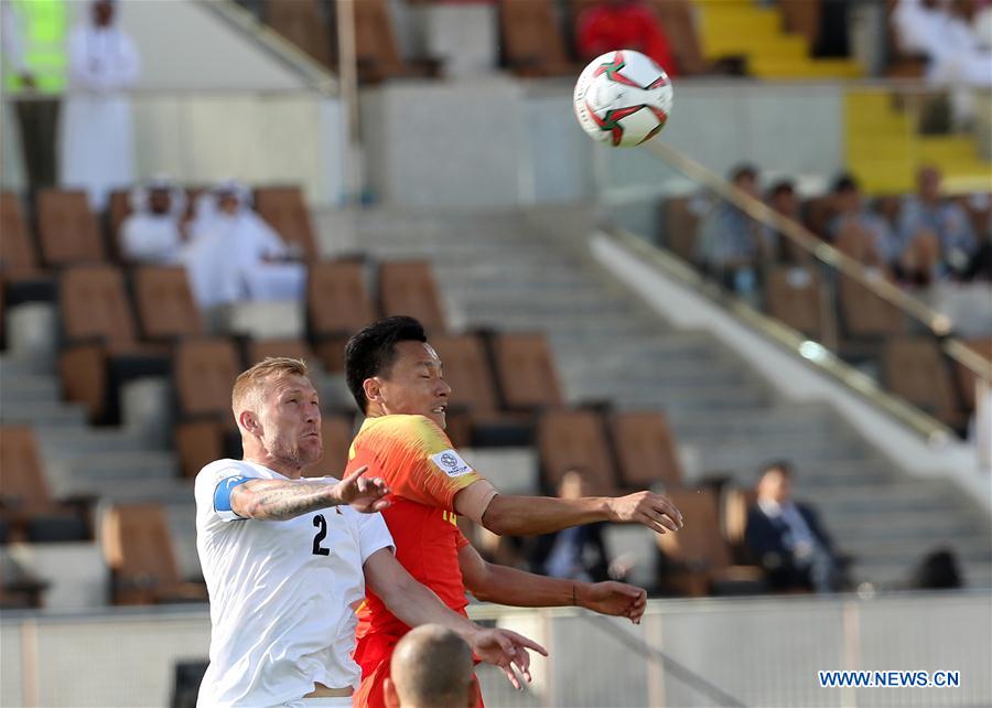 (SP)UAE-AL AIN-SOCCER-ASIAN CUP-CHINA VS KYRGYZ REPUBLIC