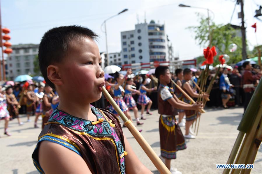 #CHINA-GUIZHOU-MIAO ETHNIC GROUP-SISTERS FESTIVAL (CN)