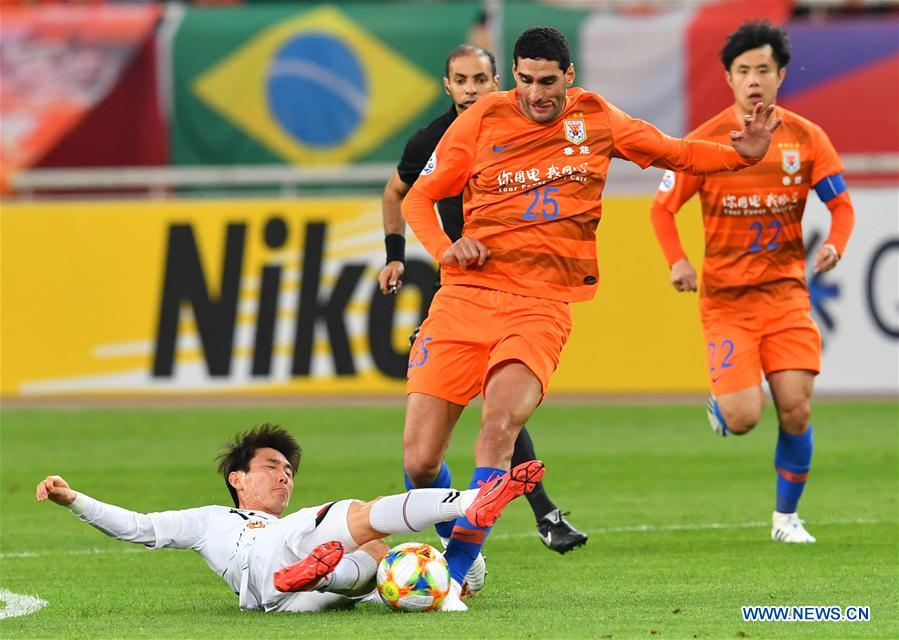 (SP)CHINA-SHANDONG-JINAN-SOCCER-AFC CHAMPIONS LEAGUE-GROUP E