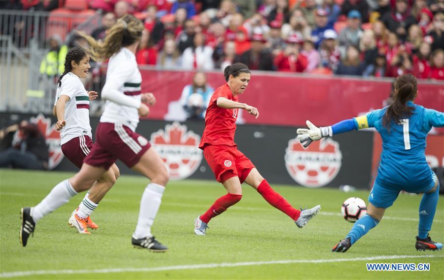 (SP)CANADA-TORONTO-SOCCER-WOMEN'S FRIEDNLY MATCH-CANADA VS MEXICO