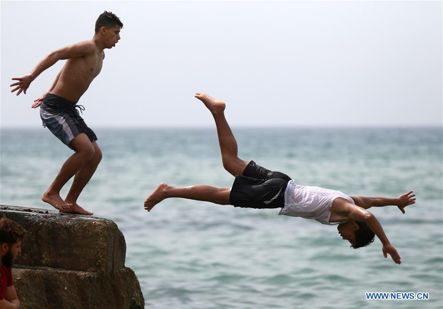 MIDEAST-GAZA-SUMMER-WEATHER