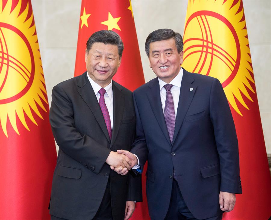 KYRGYZSTAN-BISHKEK-CHINA-PRESIDENTS-TALKS