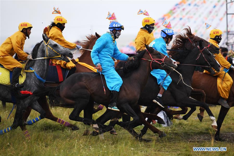 CHINA-GANSU-MAQU-HORSE RACING-OPENING (CN)