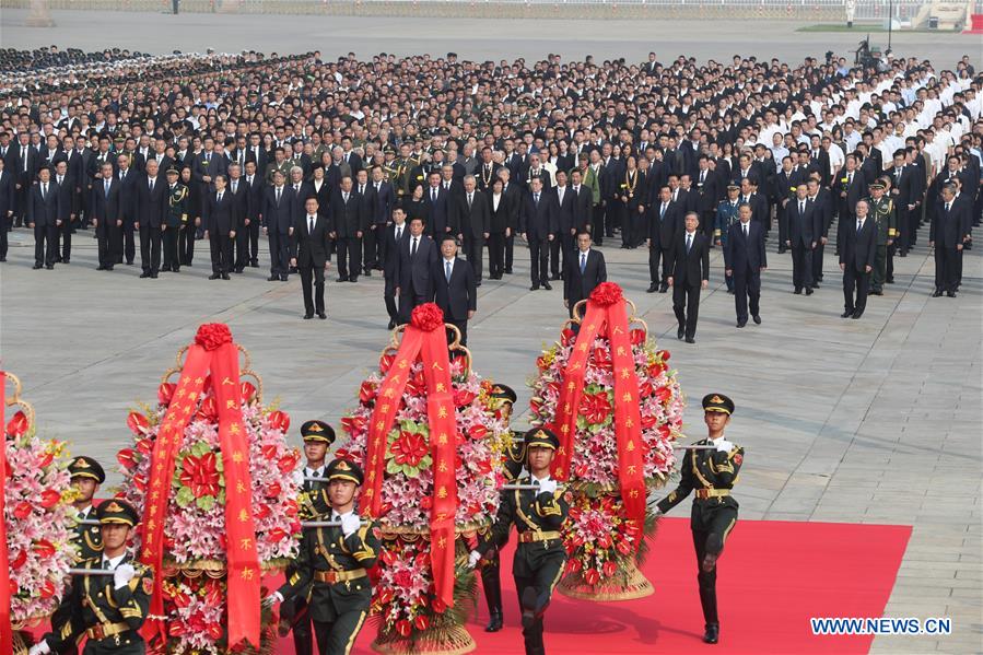 CHINA-BEIJING-XI JINPING-MARTYRS' DAY-CEREMONY (CN)