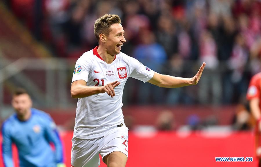 (SP)POLAND-WARSAW-SOCCER-EURO 2020 QUALIFIER-POLAND VS NORTH MACEDONIA