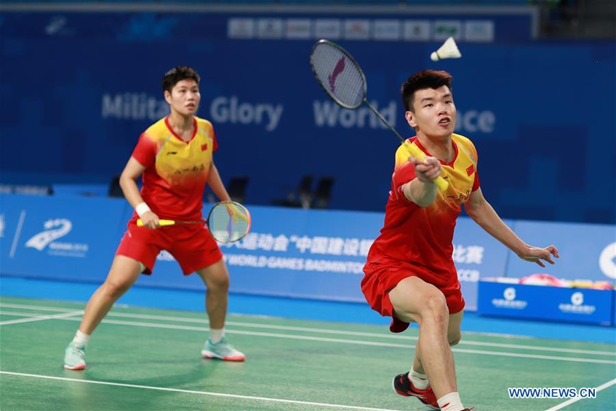 (SP)CHINA-WUHAN-7TH MILITARY WORLD GAMES-BADMINTON