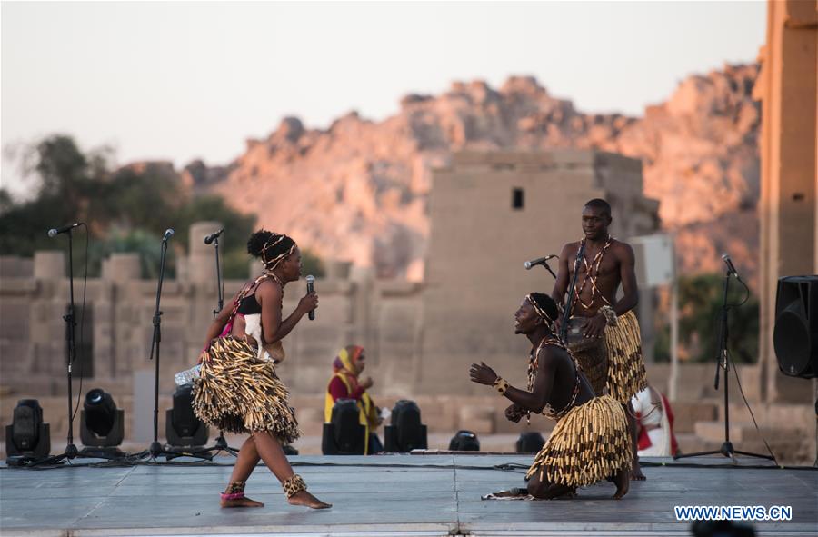 EGYPT-ASWAN-AFRO-CHINESE FOLKLORE FESTIVAL