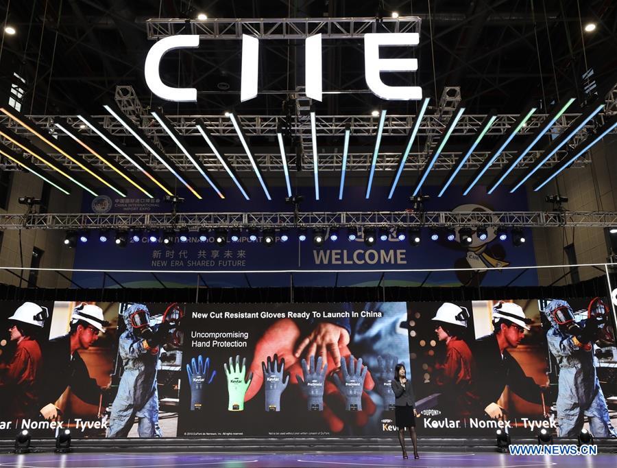 (CIIE)CHINA-SHANGHAI-CIIE-NEW TECHNOLOGY AND PRODUCT-DEBUT (CN)