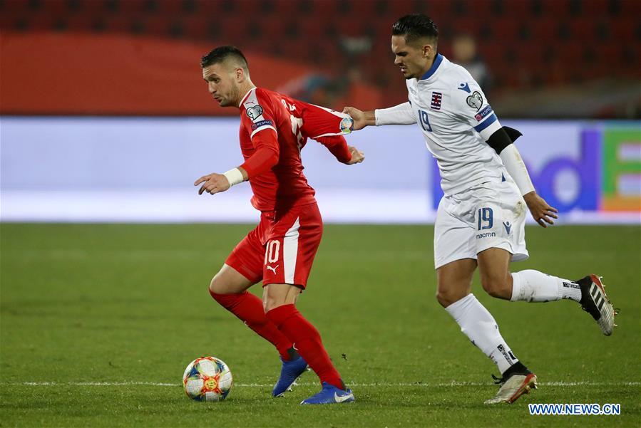 (SP)SERBIA-BELGRADE-SOCCER-EURO2020 QUALIFIER-GROUP B-SERBIA VS LUXEMBOURG