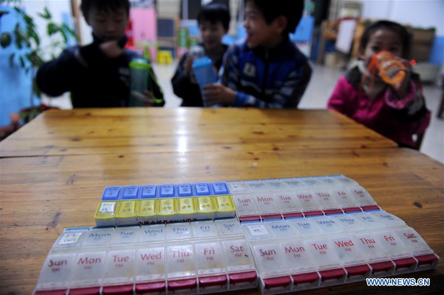 (FOCUS)CHINA-ANHUI-FUYANG-HIV/AIDS-ORPHAN (CN)