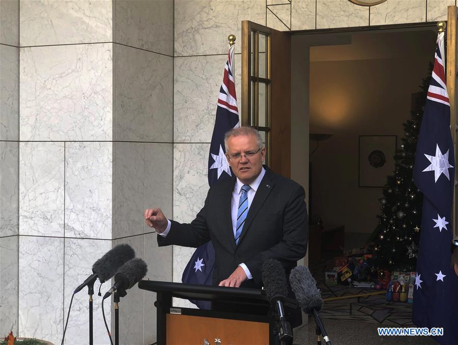 AUSTRALIA-CANBERRA-PM-PRESS CONFERENCE