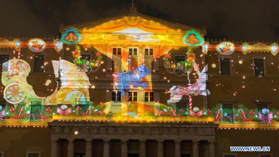 GREECE-ATHENS-CHRISTMAS TREE-LIGHTING CEREMONY