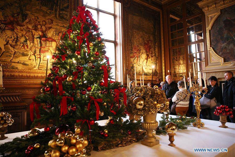 FRANCE-CHANTILLY CASTLE-FESTIVAL-DECORATIONS