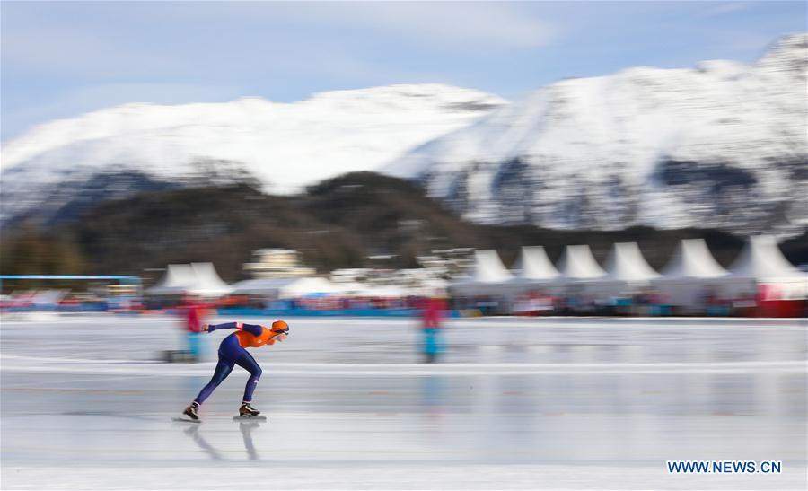 (SP)SWITZERLAND-ST. MORITZ-WINTER YOG-SPEED SKATING