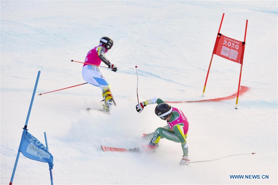 (SP)SWITZERLAND-LES DIABLERETS-WINTER YOG-ALPINE SKIING-PARALLEL MIXED TEAM