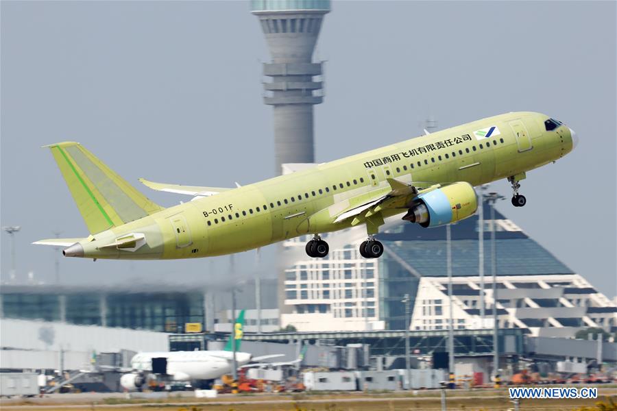 CHINA-SHANGHAI-FIFTH C919-MAIDEN TEST FLIGHT (CN)