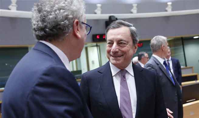 Eurogroup Finance Ministers' meeting held in Brussels