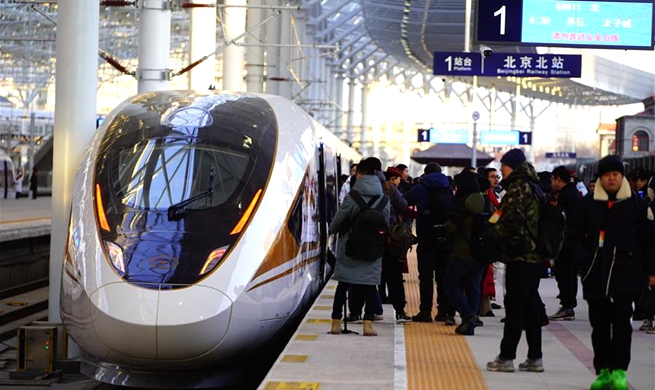 Xinhua Headlines: China's high-speed rail links Winter Olympics cities