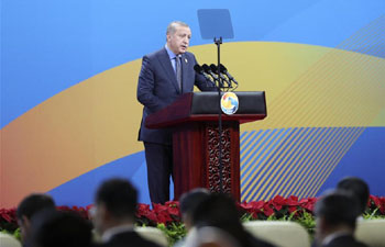 Turkish president addresses opening ceremony of Belt and Road Forum