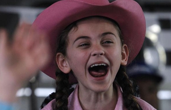 Dressed up kids at Rodeo Houston