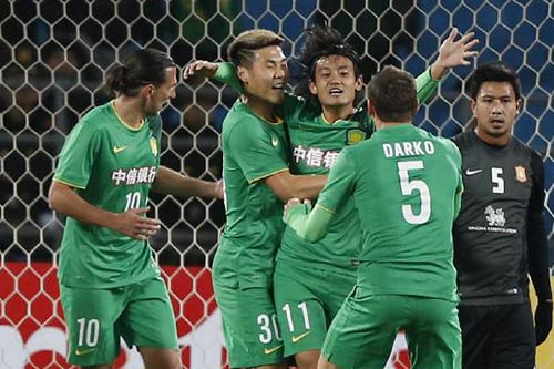 亚冠资格赛：北京国安3-0曼谷玻璃[高清]